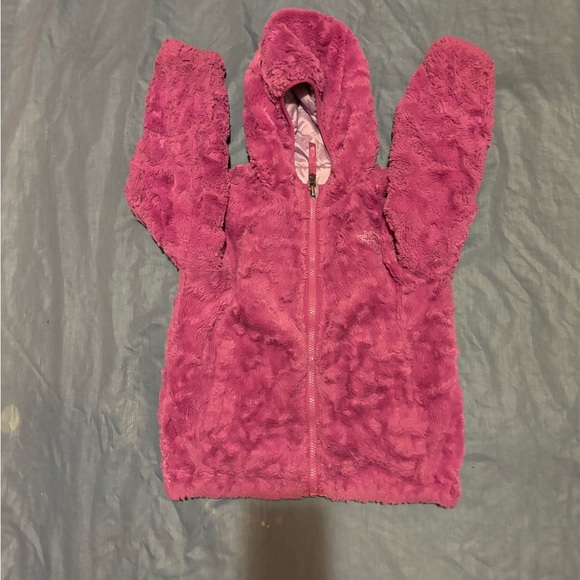 The north face puffer/fleece combo reversible size toddler 5/5 awesome look - Picture 3 of 6
